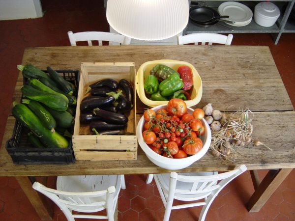 Koken in de Haute Provence: tian provençal - aubergines, courgettes, tomaten etc