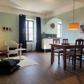 Coin cosy, salle a manger Gite La Baume Haute Provence